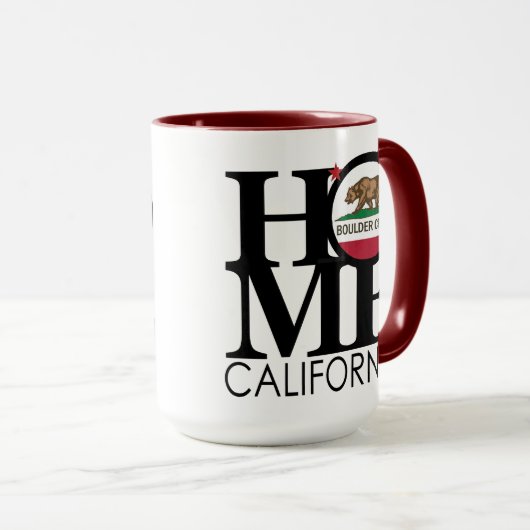 ZUHAUSE Boulder Creek CA Tasse (VorderseiteRechts)