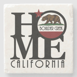ZUHAUSE Boulder Creek California Steinuntersetzer