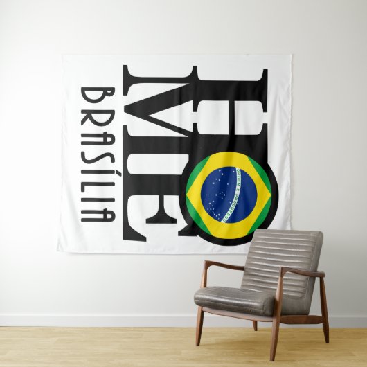 ZUHAUSE Brasilia Wandteppich (Beispiel (Horizontal))