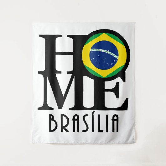 ZUHAUSE Brasilia Wandteppich (Vorderseite)