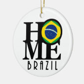 ZUHAUSE Brasilien Keramik Ornament (Links)