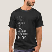 Zuhause-brauender Handwerks-Bier-Schritt-T - T-Shirt (Vorderseite)