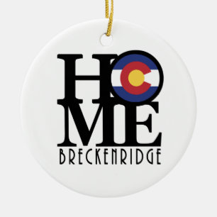 ZUHAUSE Breckenridge CO Keramik Ornament