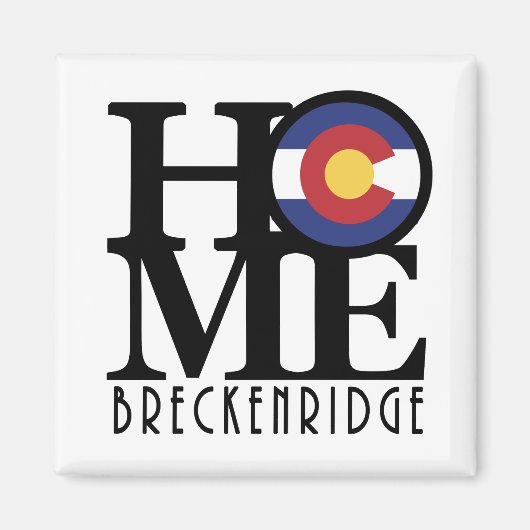 ZUHAUSE Breckenridge Magnet (Vorne)