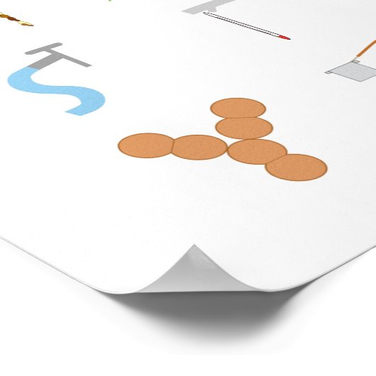 Zuhause Brew Alphabet Poster (Ecke)