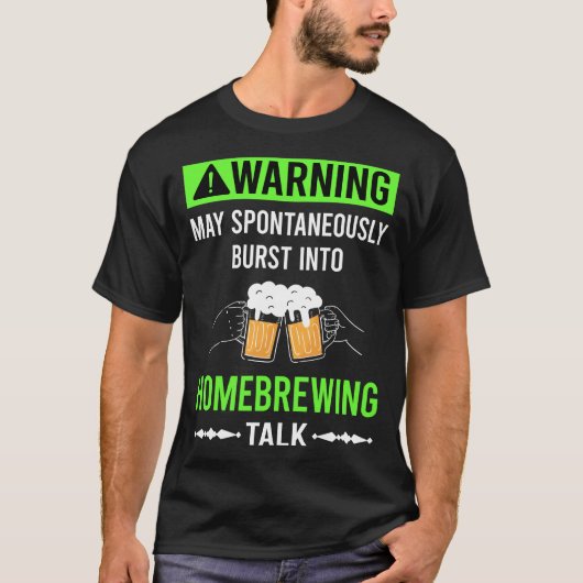 Zuhause Brew Brewing Brewer T-Shirt (Vorderseite)