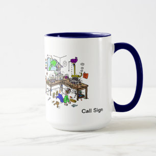 Zuhause Brew Funny Ham Radio Shack Tasse