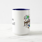 Zuhause Brew Funny Ham Radio Shack Tasse (Zentrum)