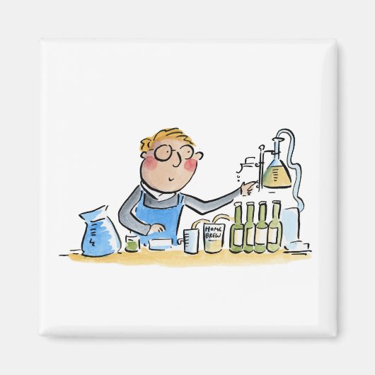 Zuhause Brew Magnet (Vorne)