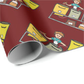 Zuhause Brewing Geschenkpapier (Rolleneckpunkt)