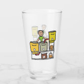 Zuhause Brewing Glas (Rückseite)