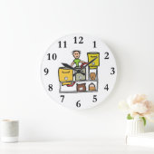 Zuhause Brewing Große Wanduhr (Zuhause)