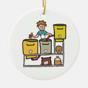 Zuhause Brewing Keramik Ornament