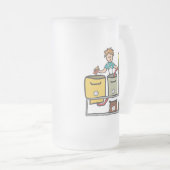 Zuhause Brewing Mattglas Bierglas (VorderseiteRechts)