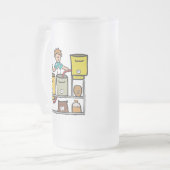 Zuhause Brewing Mattglas Bierglas (Vorderseite Links)