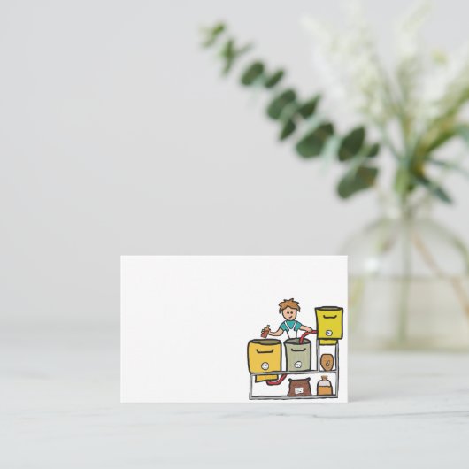 Zuhause Brewing Visitenkarte (Stehend Vorderseite)