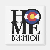 ZUHAUSE Brighton Colorado Magnet (Vorne)