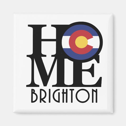 ZUHAUSE Brighton Colorado Magnet (Vorne)
