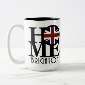 ZUHAUSE Brighton England 15oz Zweifarbige Tasse (Links)
