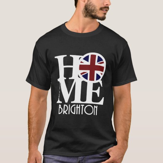 ZUHAUSE Brighton England T-Shirt (Vorderseite)