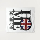 ZUHAUSE Brighton England Wandteppich (Vorderseite (Horizontal))