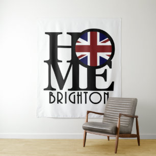 ZUHAUSE Brighton England Wandteppich