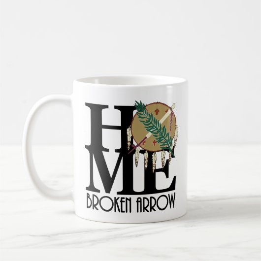 ZUHAUSE Broken Arrow 11oz Kaffeetasse (Links)