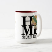 ZUHAUSE Broken Arrow 15oz Zweifarbige Tasse (VorderseiteRechts)