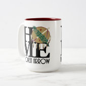ZUHAUSE Broken Arrow 15oz Zweifarbige Tasse (Vorderseite Links)