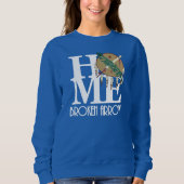 ZUHAUSE Broken Arrow Oklahoma (weißer Text) Sweatshirt (Vorderseite)