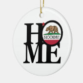 ZUHAUSE Brookdale CA Keramik Ornament (Links)