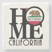 ZUHAUSE Brookdale California Steinuntersetzer (Vorderseite)