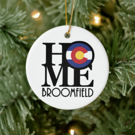 ZUHAUSE Broomfield Colorado Keramik Ornament