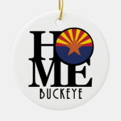 ZUHAUSE Buckeye Arizona Keramik Ornament (Vorne)