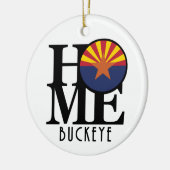 ZUHAUSE Buckeye Arizona Keramik Ornament (Links)
