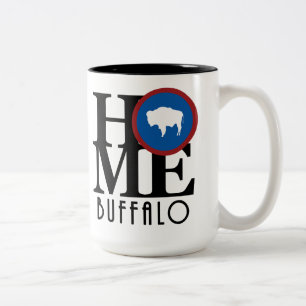 ZUHAUSE Buffalo Wyoming 15oz Zweifarbige Tasse