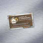 Zuhause Build-Konstruktionstools | Holz | Marmor Magnetische Visitenkarte (Beispiel)