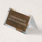 Zuhause Build-Konstruktionstools | Holz | Marmor Visitenkarten (Rückseite)