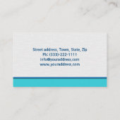 Zuhause Builder für Wohnhäuser Visitenkarte (Rückseite)