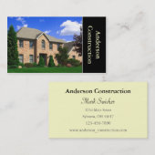 Zuhause Builder oder Konstruktion Visitenkarte (Vorne/Hinten)