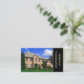 Zuhause Builder oder Konstruktion Visitenkarte (Stehend Vorderseite)