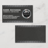 Zuhause Builder | Steel | Rundsäge Visitenkarte (Vorne/Hinten)