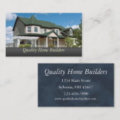 Zuhause Builder Visitenkarte (Vorne/Hinten)