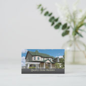 Zuhause Builder Visitenkarte (Stehend Vorderseite)