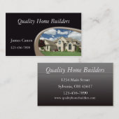 Zuhause Builder Visitenkarte (Vorne/Hinten)