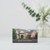Zuhause Builder Visitenkarte (Stehend Vorderseite)