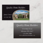 Zuhause Builder Visitenkarte (Vorne/Hinten)