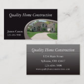 Zuhause Builder Visitenkarte (Vorne/Hinten)