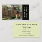 Zuhause Builder Visitenkarte (Vorne/Hinten)