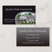 Zuhause Builder Visitenkarte (Vorne/Hinten)